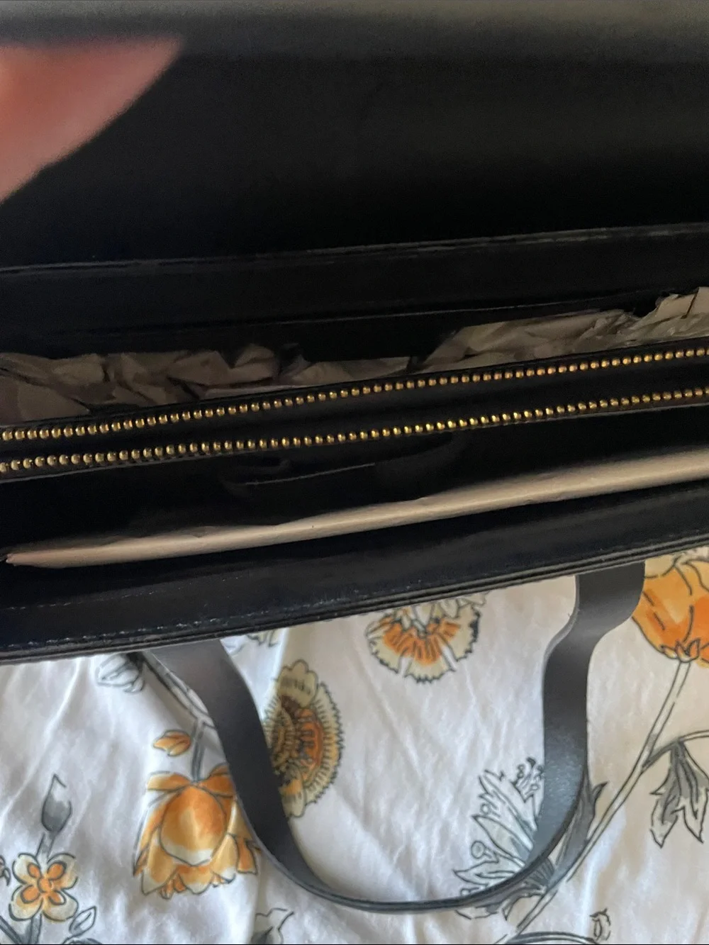Celine Black Embossed Logo Leather Top-Handle Briefcase